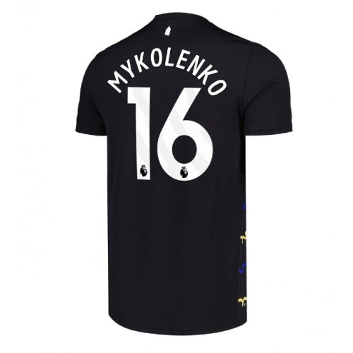 Maglia Calcio Everton Vitaliy Mykolenko #16 Terza Divisa 2025-26 Manica Corta